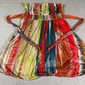 American Rag Skirt Women's‎ Size Medium Womens 100% Polyester Colorful Stripes
